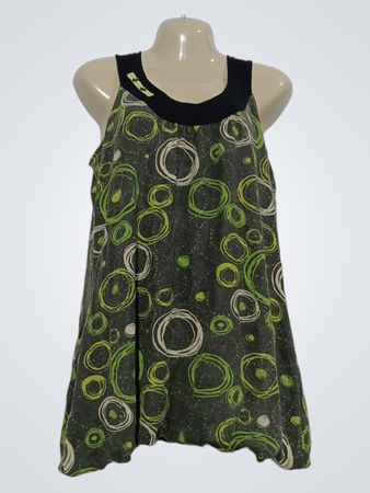 Cache Cache ärmelloses Mini-Kleid mit Grafikdruck
