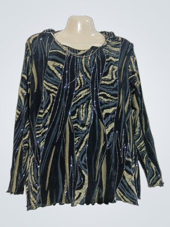 PARISIENNES PARIS Bluse mit langen Ärmeln