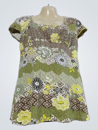 Phildar Kleid mit Blumenmuster