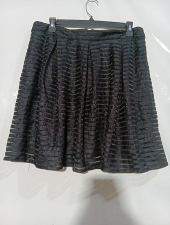 Vero Moda Schwarzer gestreifter Minirock