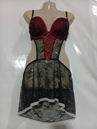 Spitzen-Korsett-Dessous-Set