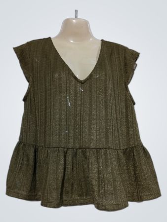 MNG Peplum Top