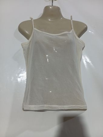 Weißes Spaghettiträger-Camisole