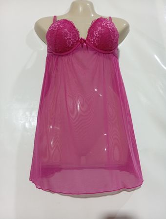 Pink-Babydoll-Unterwäsche