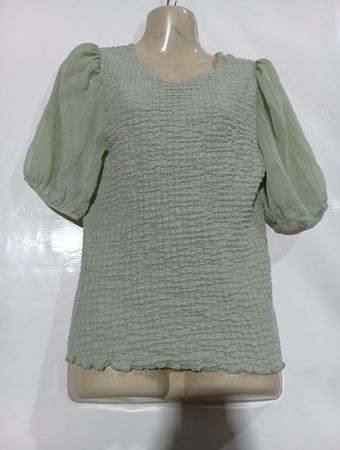 Cache Cache Puff Sleeve Top