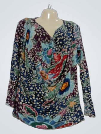U COLLECTION T1 Langärmliges Oberteil mit Blumenmuster