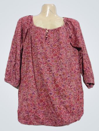Camaieu Pink Floral Print Blouse