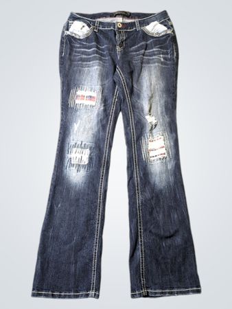 Twentyone Black von M21 Damen Bootcut Jeans