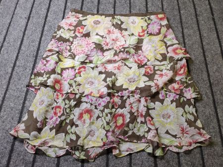 Context Floral Tiered Ruffle Rock