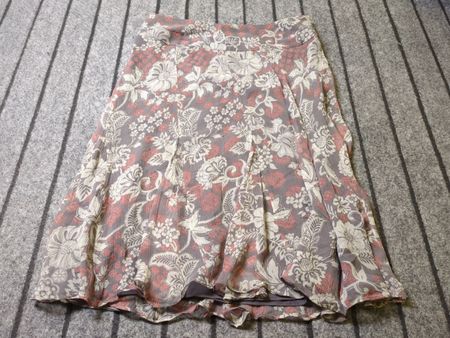 Charter Club Floral Print A-Linie Midi-Rock