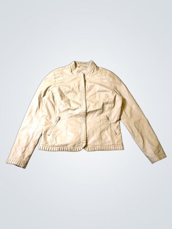 j2 by joujou Damen Kunstlederjacke
