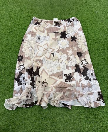 CECILIA CLASSICS Floral Print Midi Rock