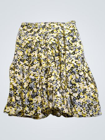 M&S Collection Floral Print Midi Rock
