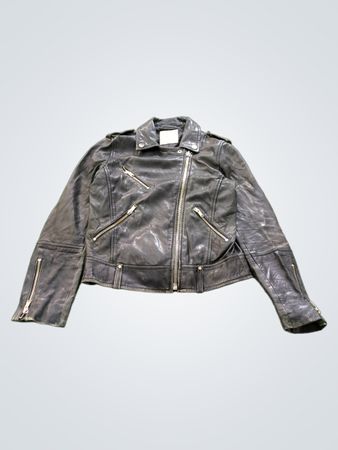 MNG Genuine Leather Biker Jacket