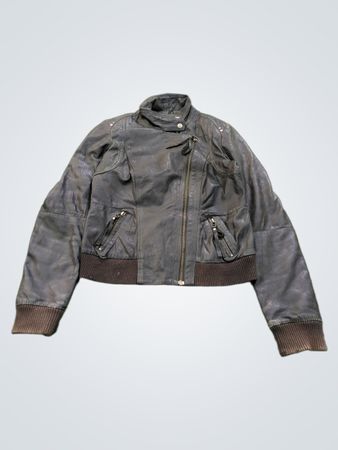 Pimkie Leather Bomber Jacket