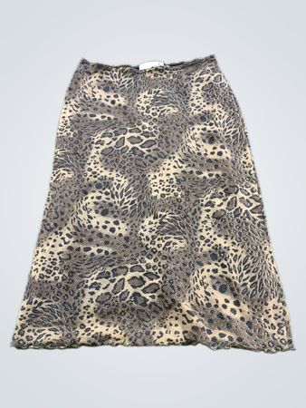 Hennes Collection Leopardenmuster Midirock