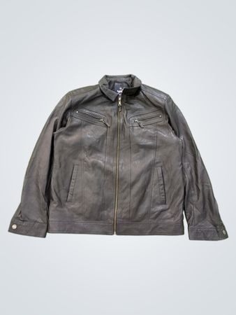 Pool Wasser Classic Menswear Giubbotto in Pelle