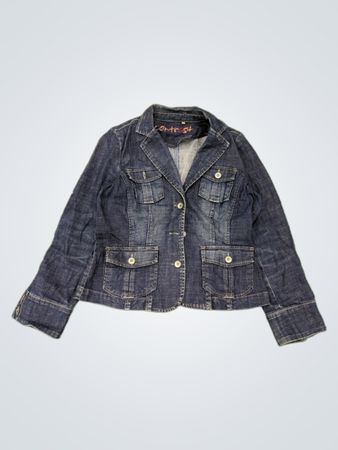 Kontrast Denimjacke