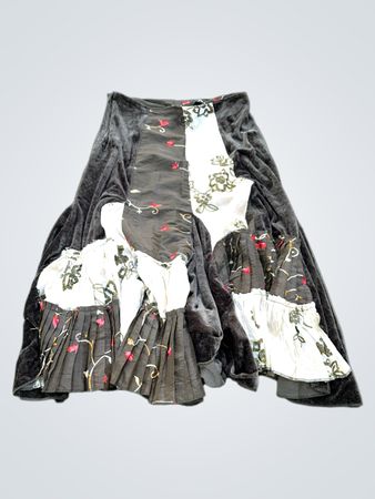 GOYA LONDON Bestickter Patchwork-Rock
