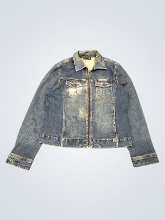 Contrast Jeans Denim Jacket
