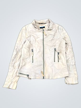 Easy by Jones Women's Faux Leather Moto Jacket