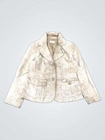 Ann Taylor LOFT Blazer in Suede