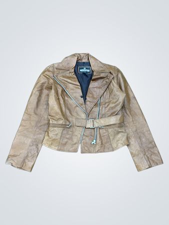 MOSCHYKO COLLECTION PARIS Giacca in Pelle Marrone