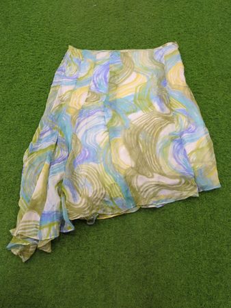 Caractere Women's Abstract Print Midi Skirt