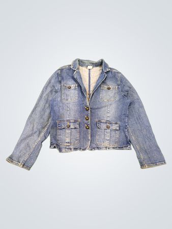 Jaqueta Jeans Faded Glory com Bordado