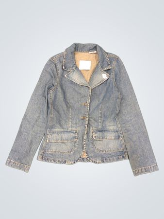 Jaqueta de Jeans Blue Denim TRF