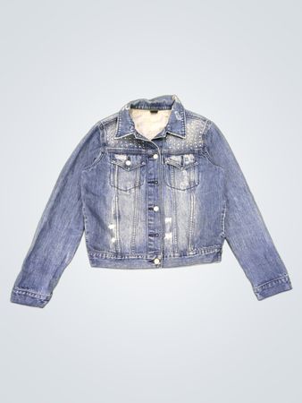 Tinsel Town Embellished Denim Jacket