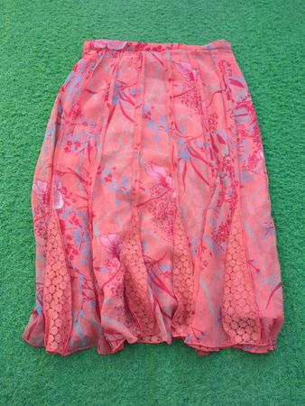 Christopher & Banks Floral Print Skirt