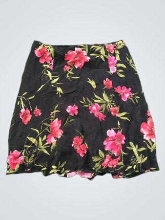 CHR Schwarzer Floralrock