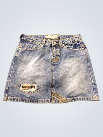 Blue Denim Skirt