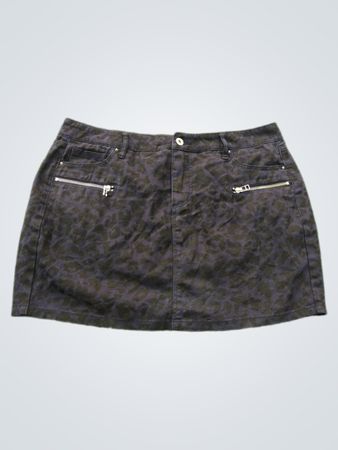 COUNTRY ROAD Women's Leopard Print Mini Skirt
