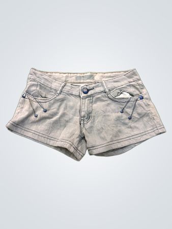 Shorts en denim gris