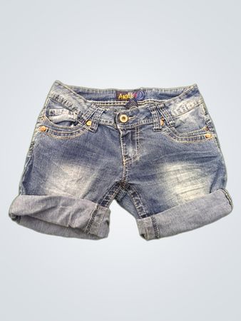 Angels Blue Denim Shorts