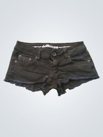 Dollhouse Black Denim Shorts
