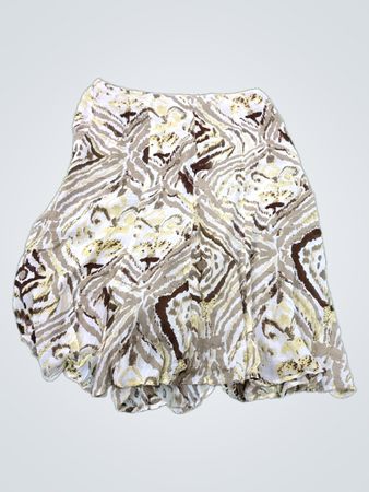 CHICO'S Damen Größe 1 100% Seidenrock