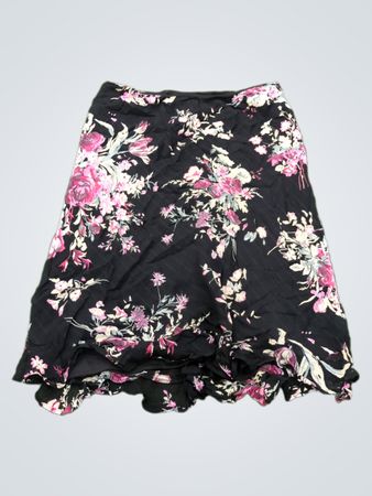 Lily Floral Print Midi Skirt