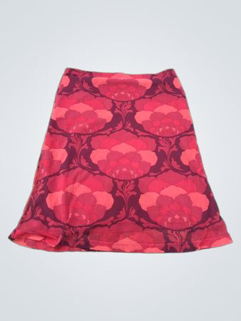 MEXX Red Floral Print Midi Skirt