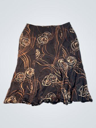 IHR&GEFÜHL Klassischer A-Linien-Rock mit Blumenmuster
