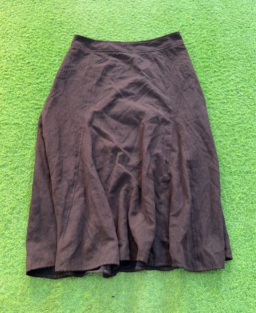 JONES WEAR STUDIO Brown Corduroy Skirt Size 6