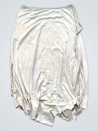 Beige Wickelrock