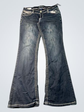 Amethyst Jeans Damen Bootcut Jeans