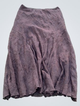 Jessica Brown bestickter Midi-Rock