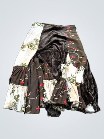 GOYA LONDON bestickter gestufter Rock