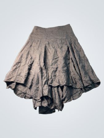 BIBA Plaid asymmetrischer Midirock