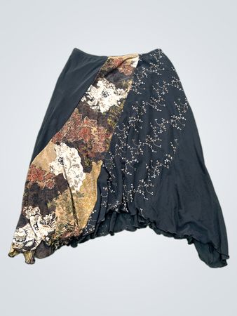 Worthington Essentials asymmetrischer Midirock mit Blumenmuster