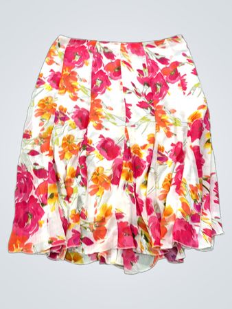 Dressbarn Blumen-Falten-Midirock